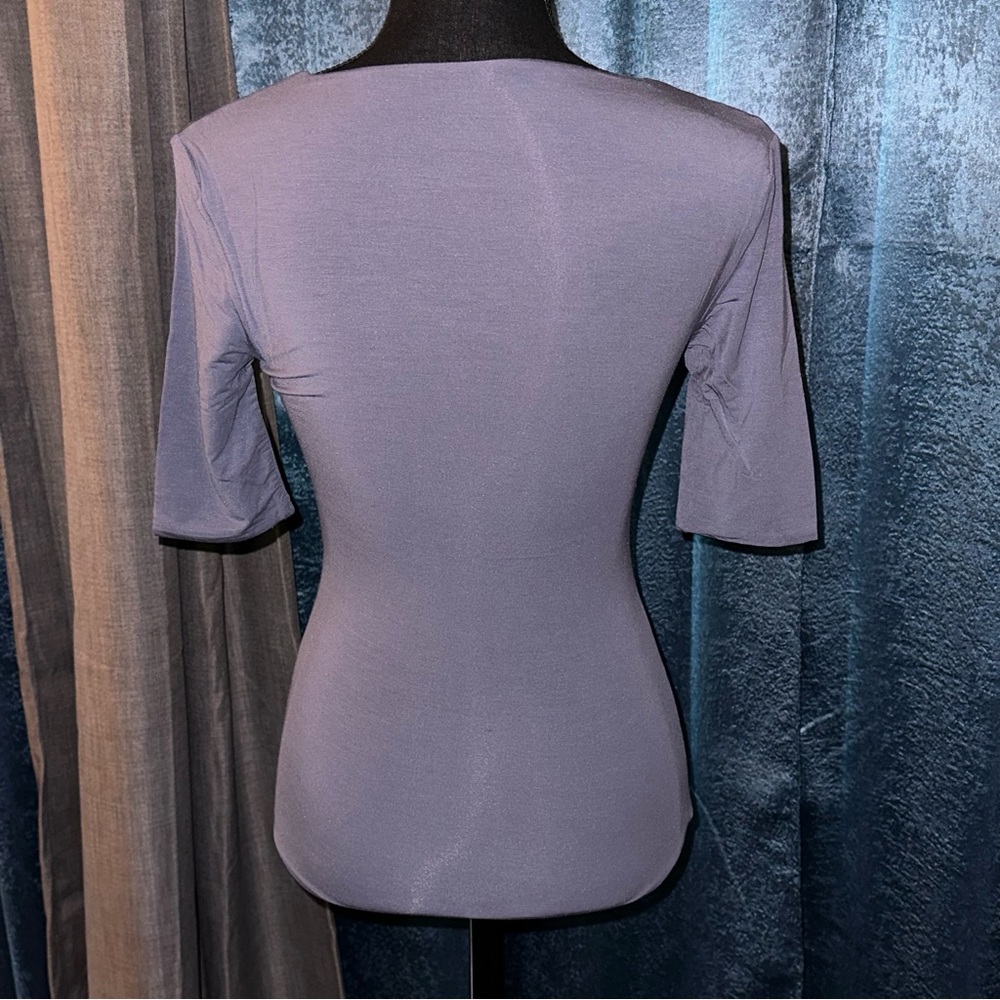 ADAY Top Notch stretch tee in Mineral blue new - Picture 3 of 9